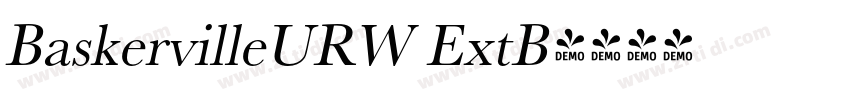 BaskervilleURW ExtB字体转换